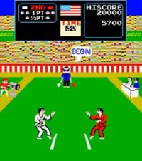 une photo d'Ã©cran de Karate Champ sur Arcade